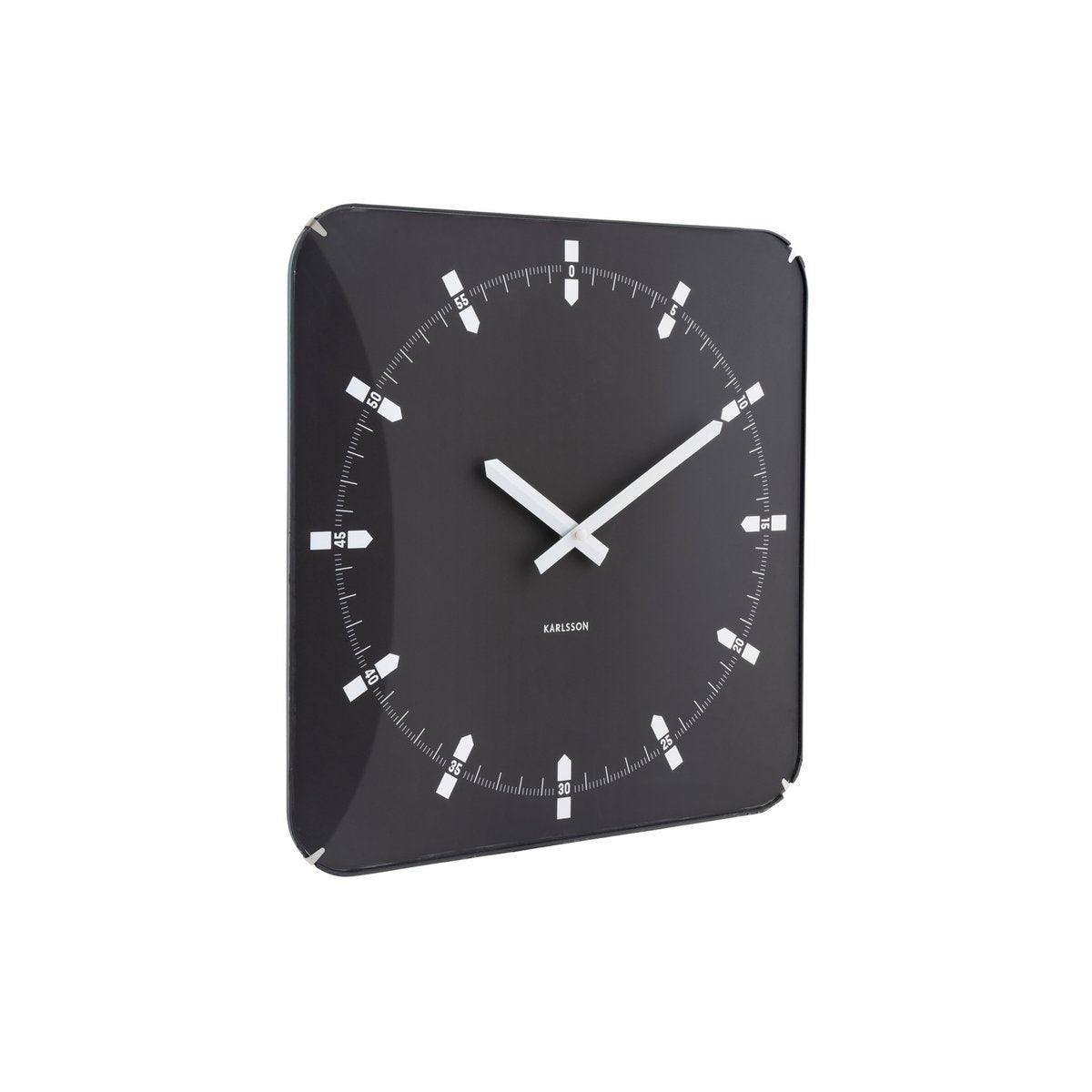 Wanduhr Sucinto Dome Square