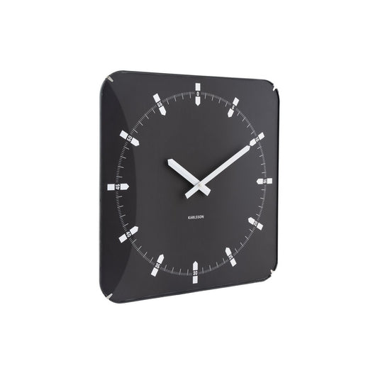 Wanduhr Sucinto Dome Square