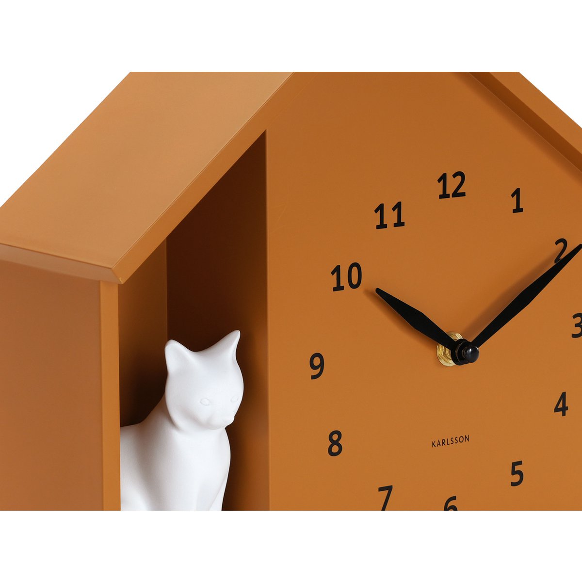 Wanduhr Sitzende Katze