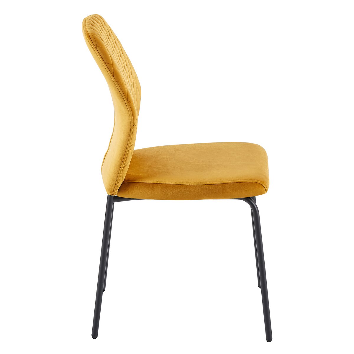 Chair set of 2 yellow