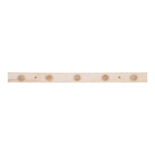 Abano Garderobe - Garderobenständer, Pappel, Natur, L:70 cm