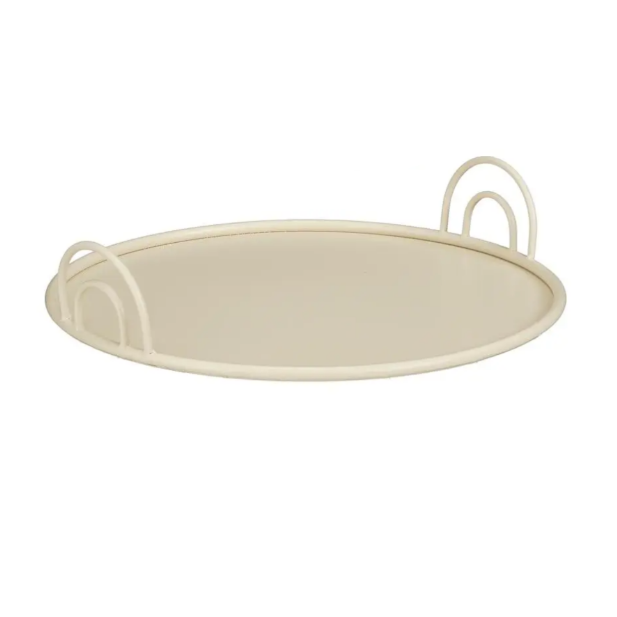 Tablett OffWhite Cremeweiß