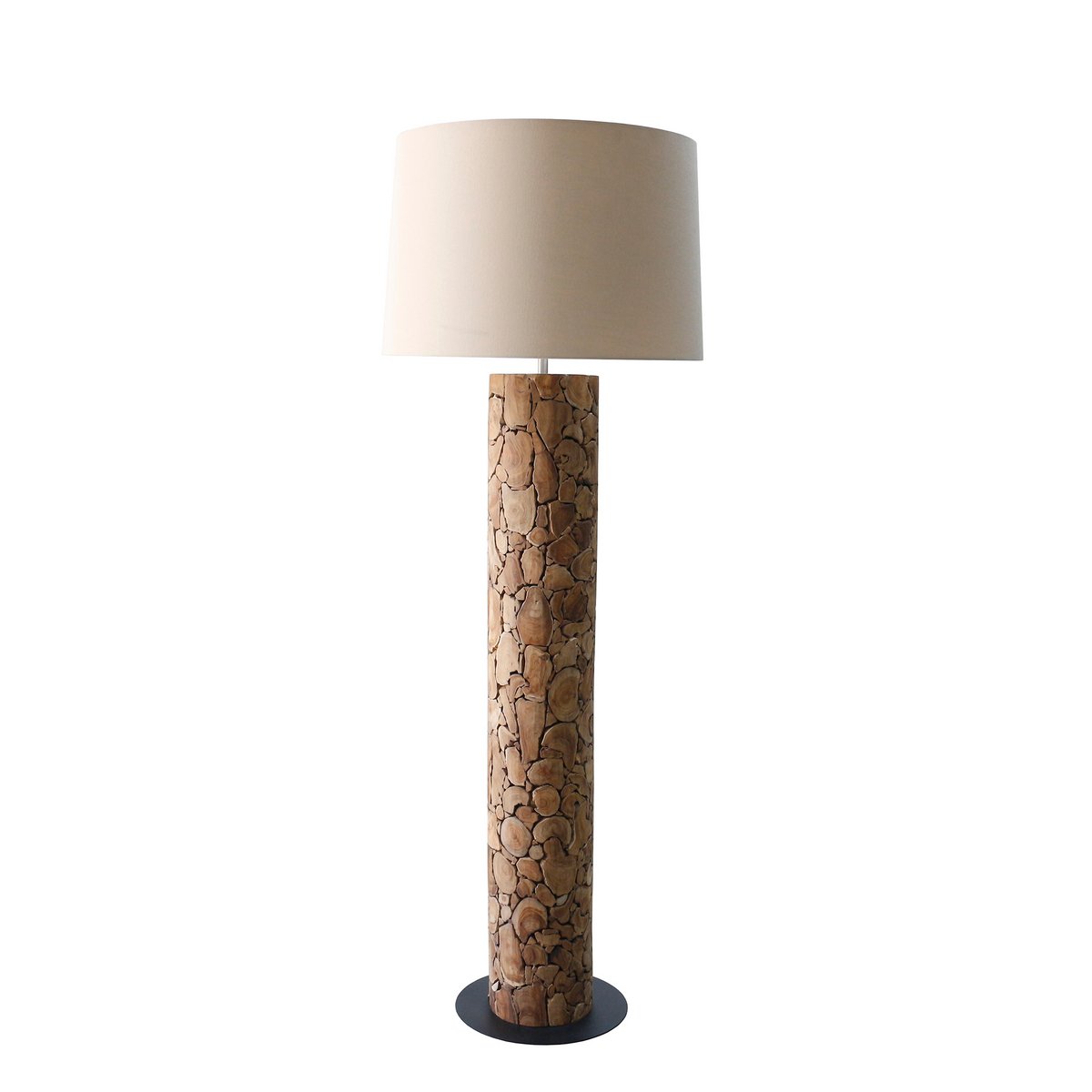 Floor lamp driftwood natural/white 170 cm
