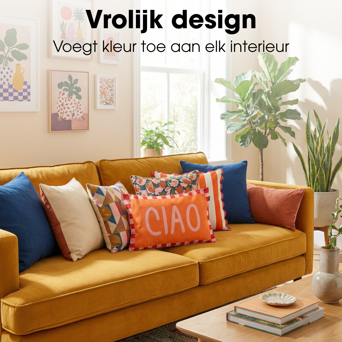 Dekokissen Orange