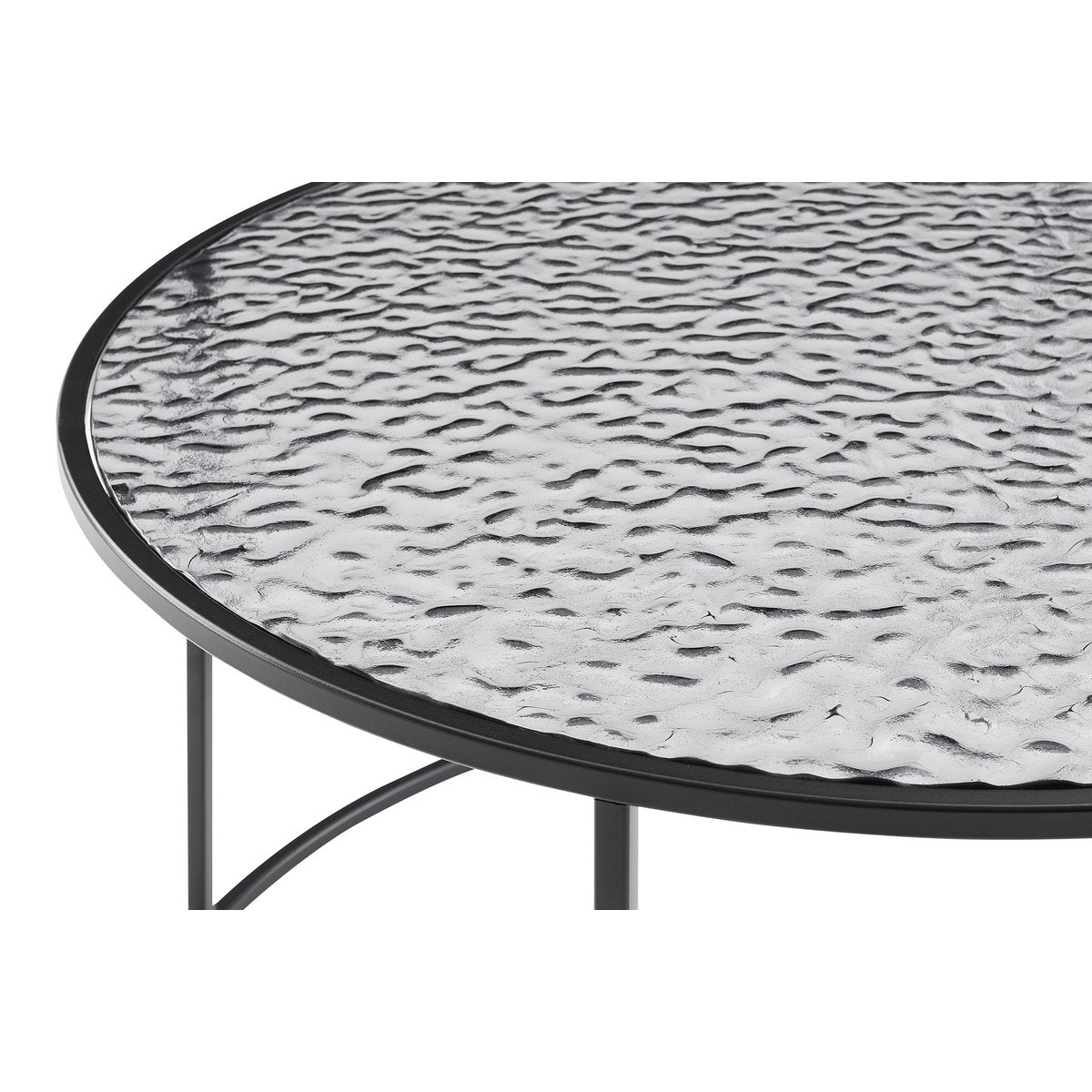 Coffee table Ø 80 cm black