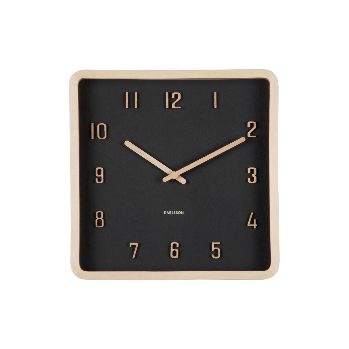 Wanduhr Nervadura Quadrat