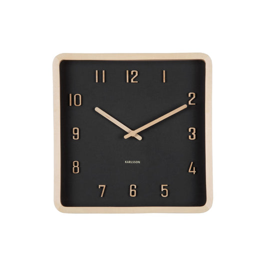 Wanduhr Nervadura Quadrat