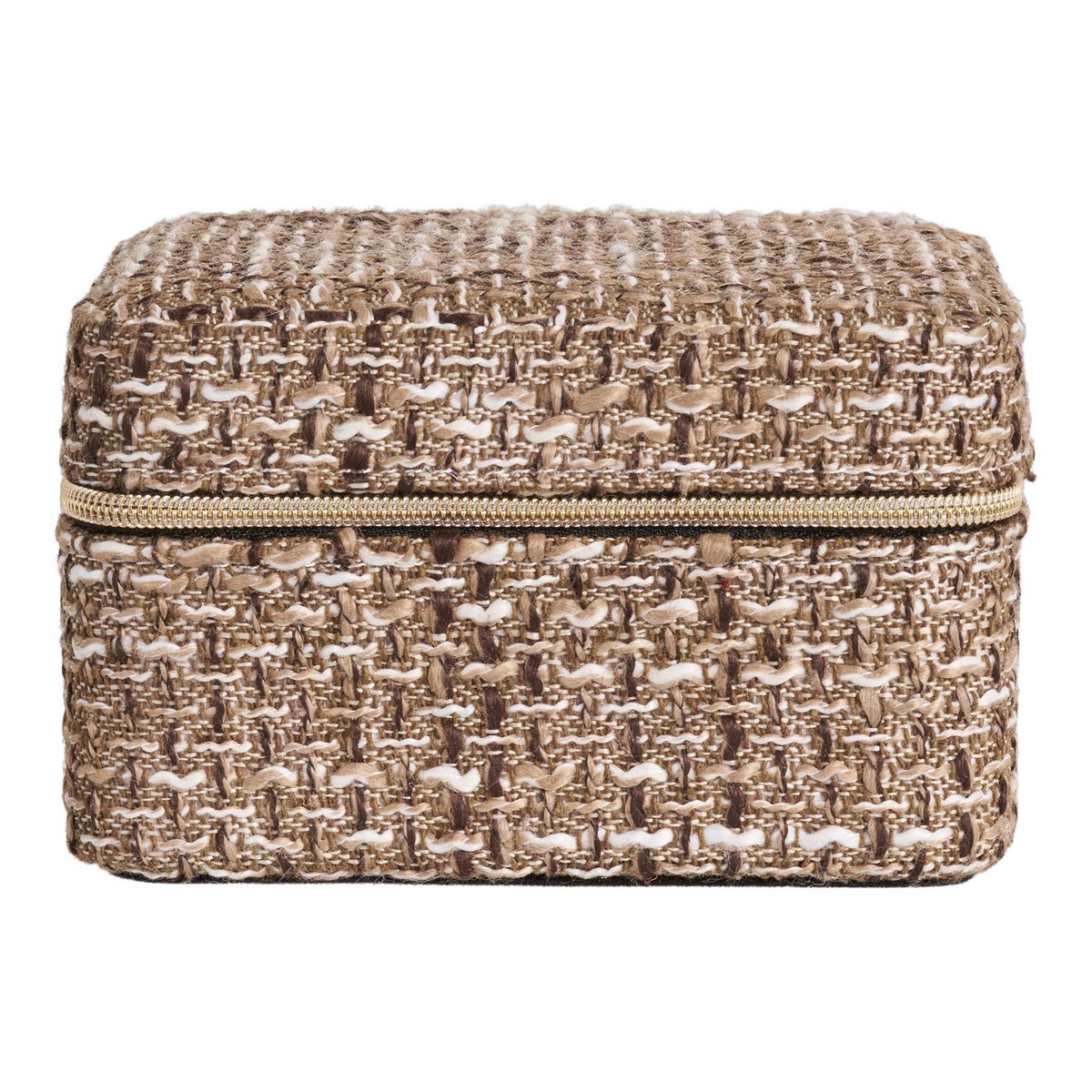Marrakesch-Schmuckkästchen – Braunmischung, 100 % Polyester, 11 x 11 x 6,5 cm
