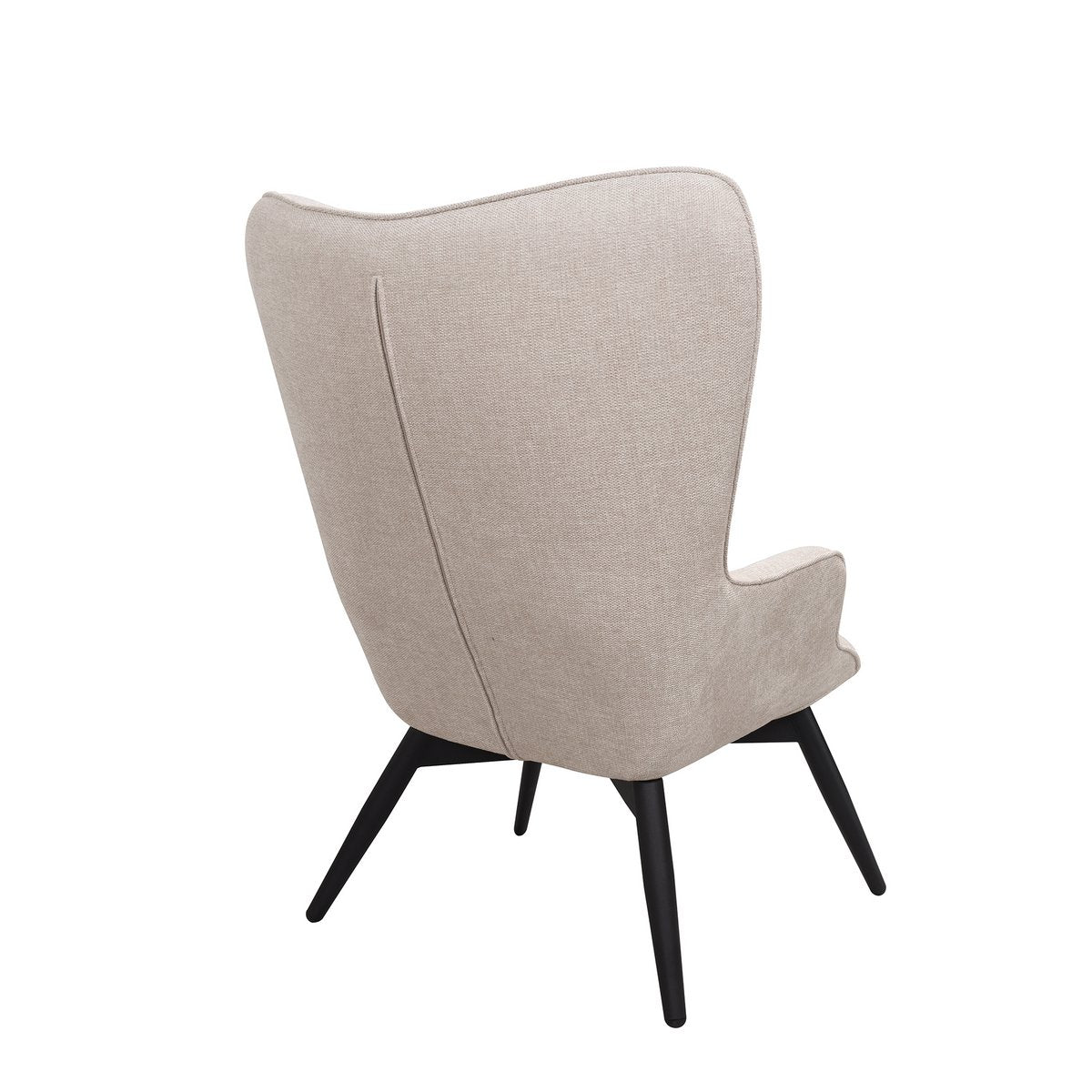 Sessel Beige Strukturstoff