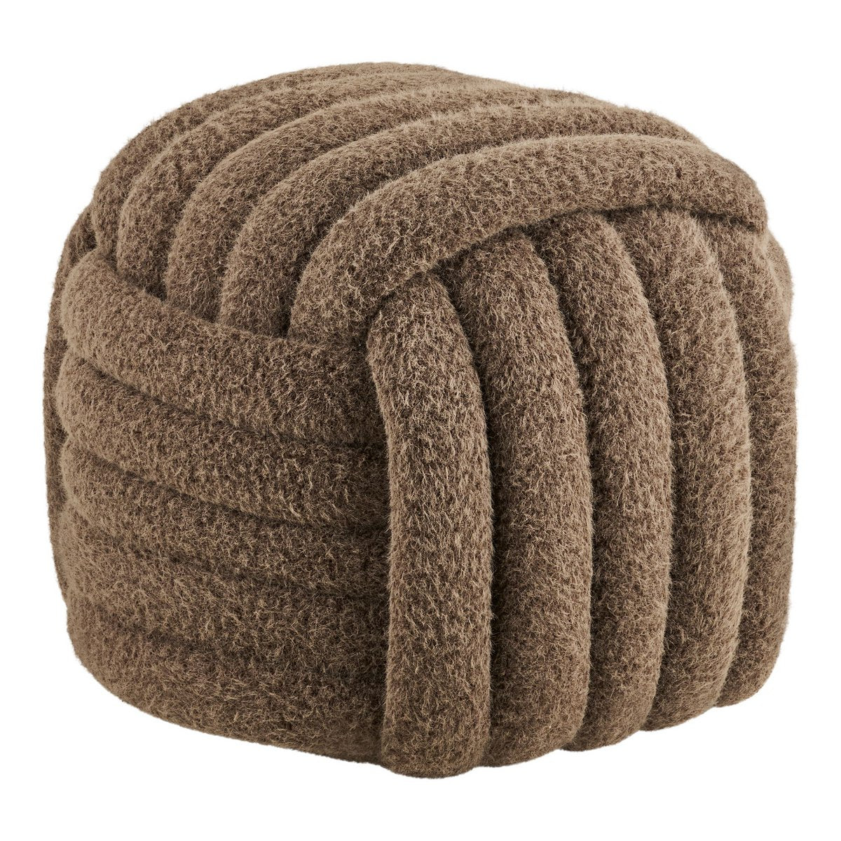 Napier Pouf, braun, 48x48x43 cm, HN1294