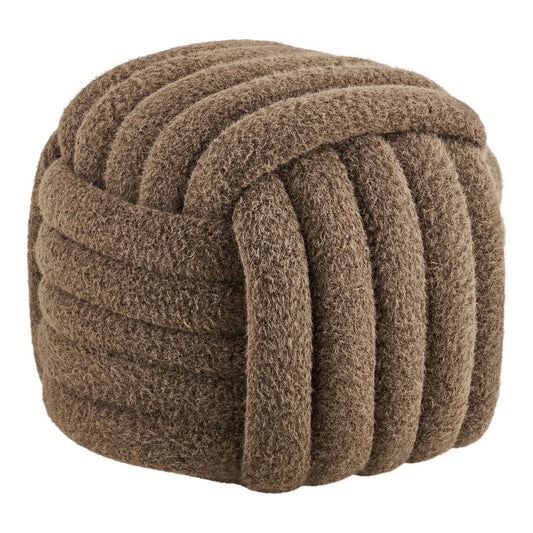Napier Pouf, braun, 48x48x43 cm, HN1294