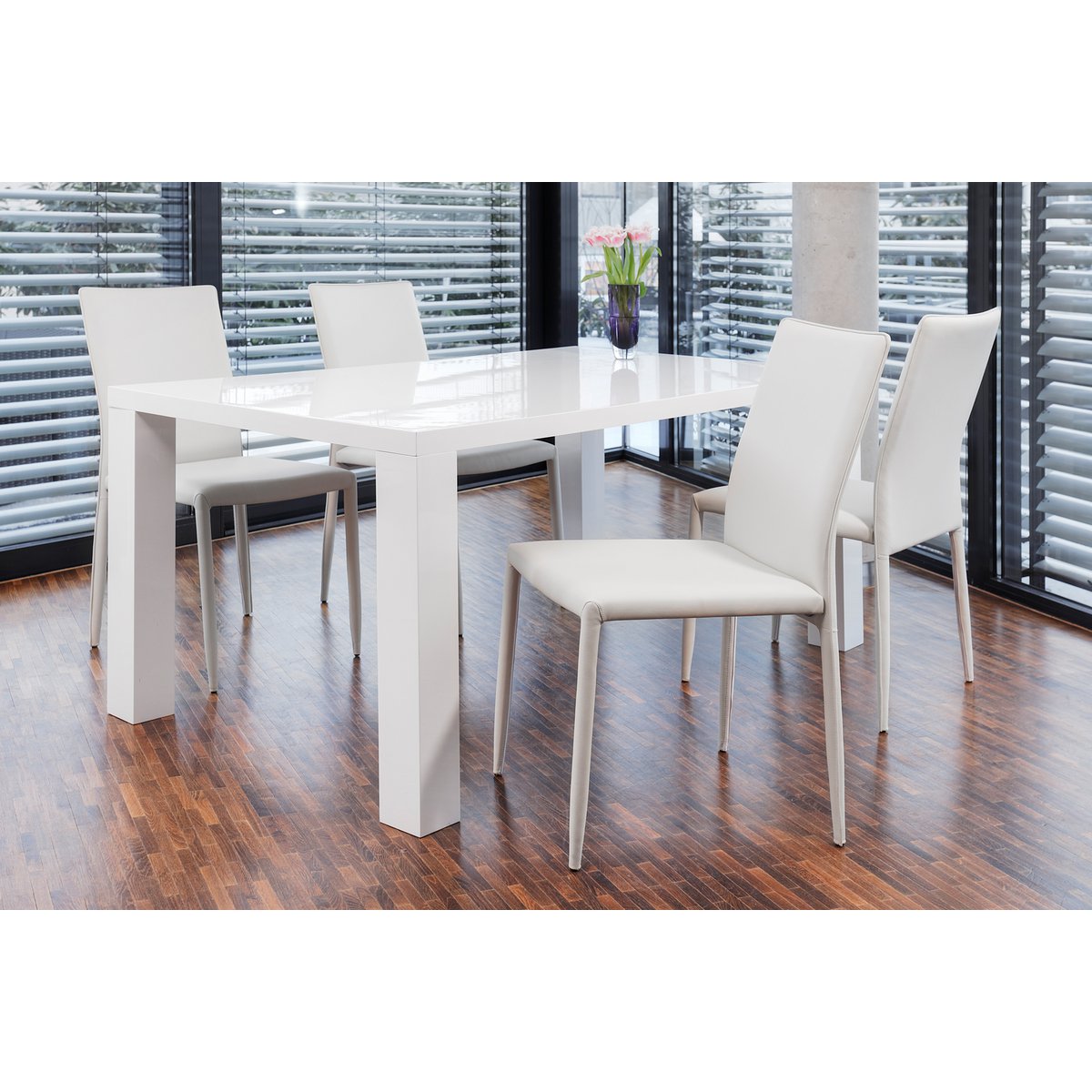 Dining table 180x90x76 cm white
