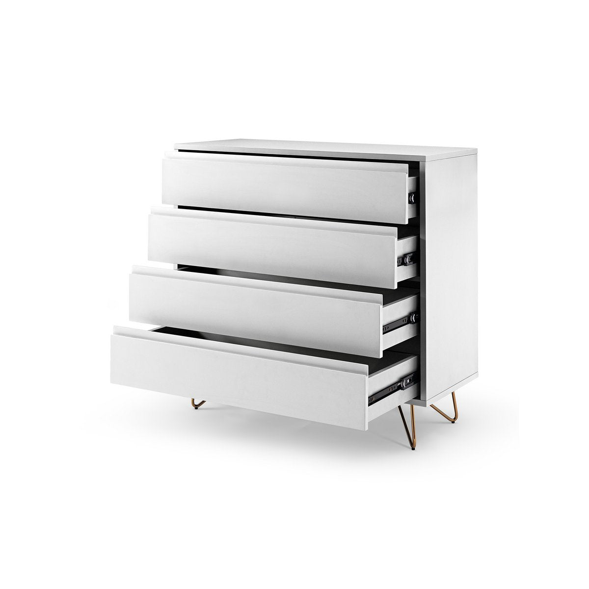 Chest of drawers wide with 4 drawers