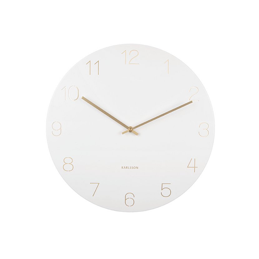 Wanduhr-Anhänger mit gravierten Zahlen