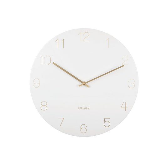 Wanduhr-Anhänger mit gravierten Zahlen