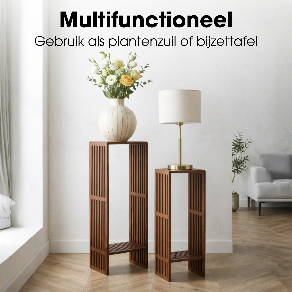 Beistelltisch Gian Dunkelbraun