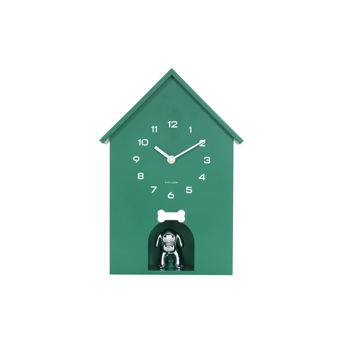 Wanduhr Hundehütte