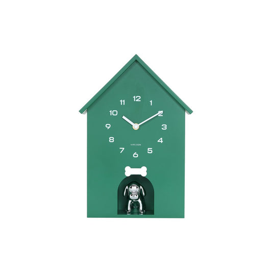 Wanduhr Hundehütte