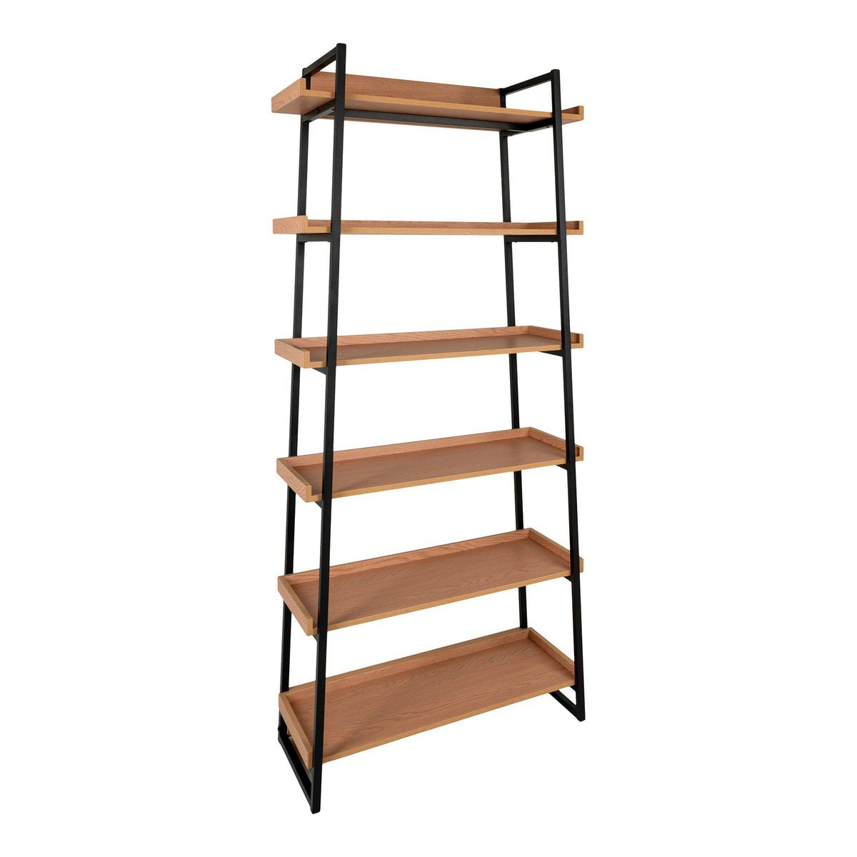 Sakai Bücherregal – Esche, Stahl/Holz, 80 x 35 x 185 cm
