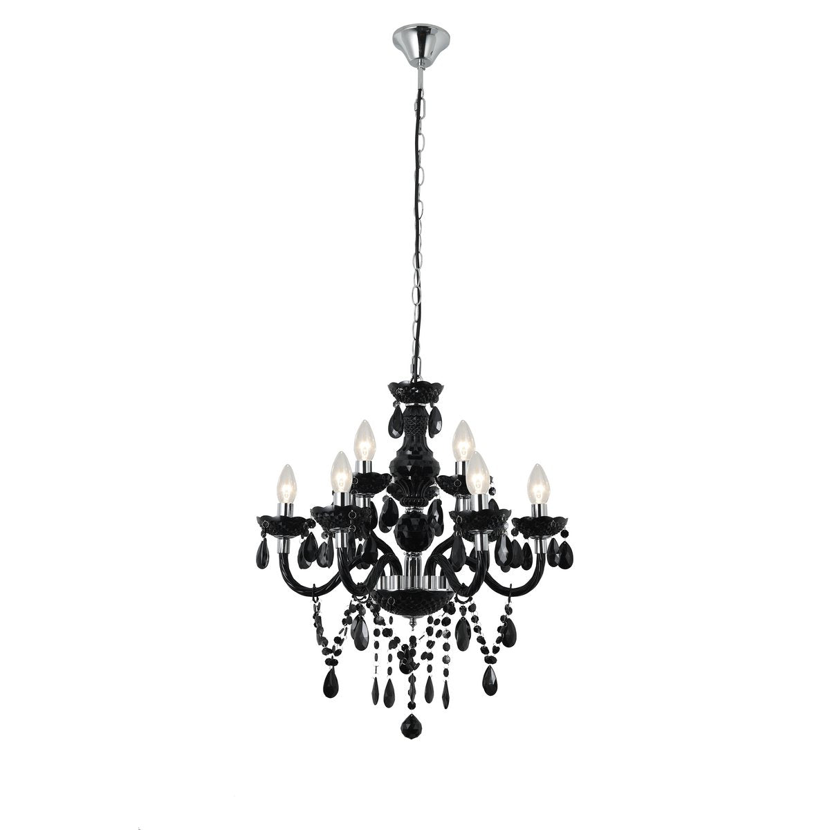 Acrylic glass chandelier