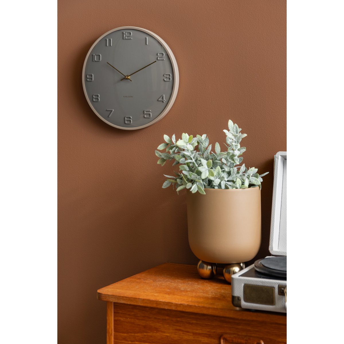 Wanduhr Fort Dome