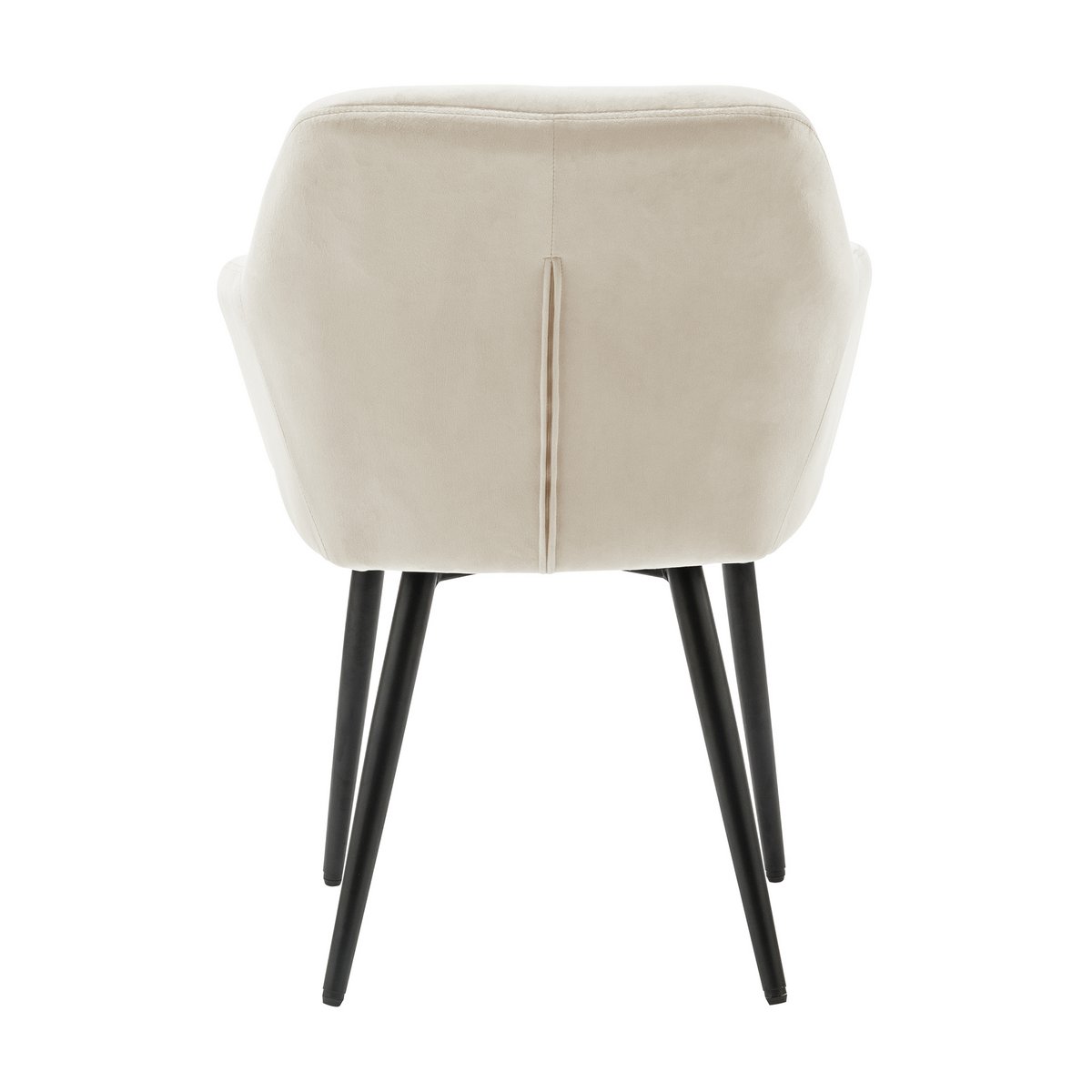 Armchair cream velvet