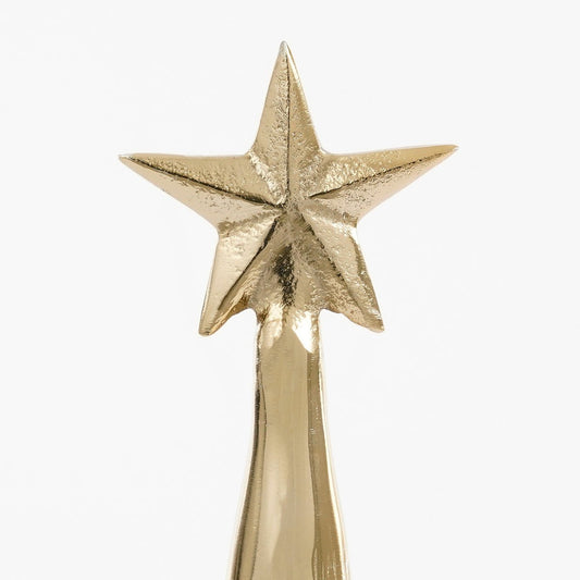 Dekorativer Weihnachtsbaum Gold