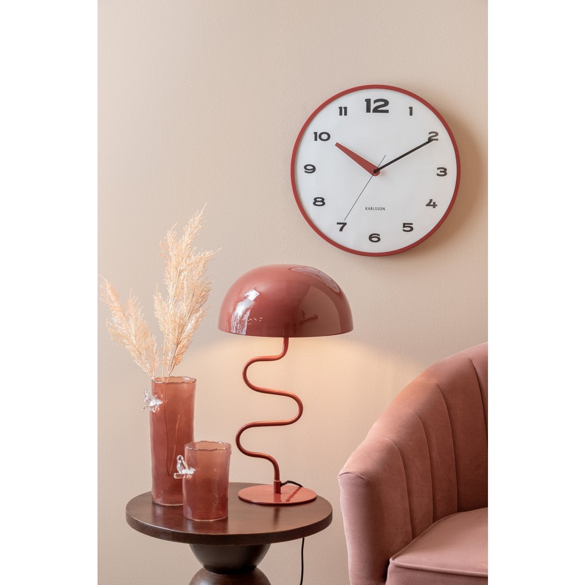 Wanduhr Brisk Dome