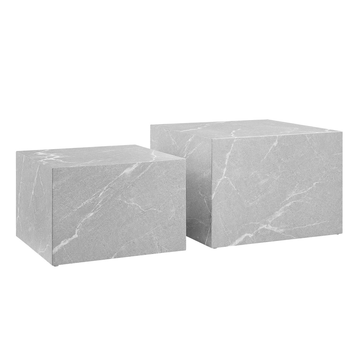Couchtisch Grau 2er Set