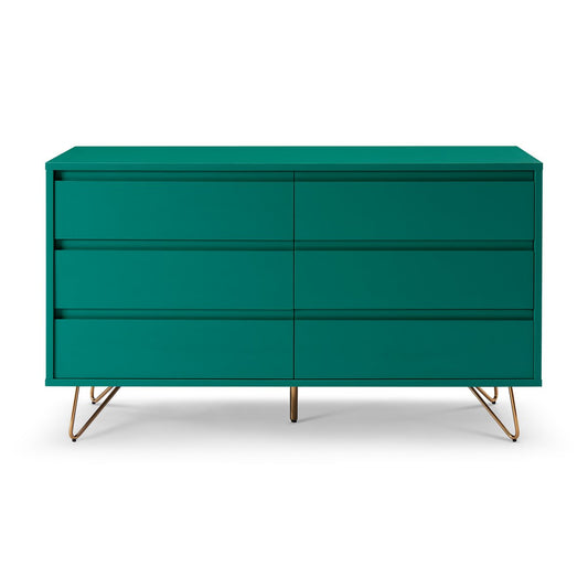 Chest of drawers wide with 6 drawers