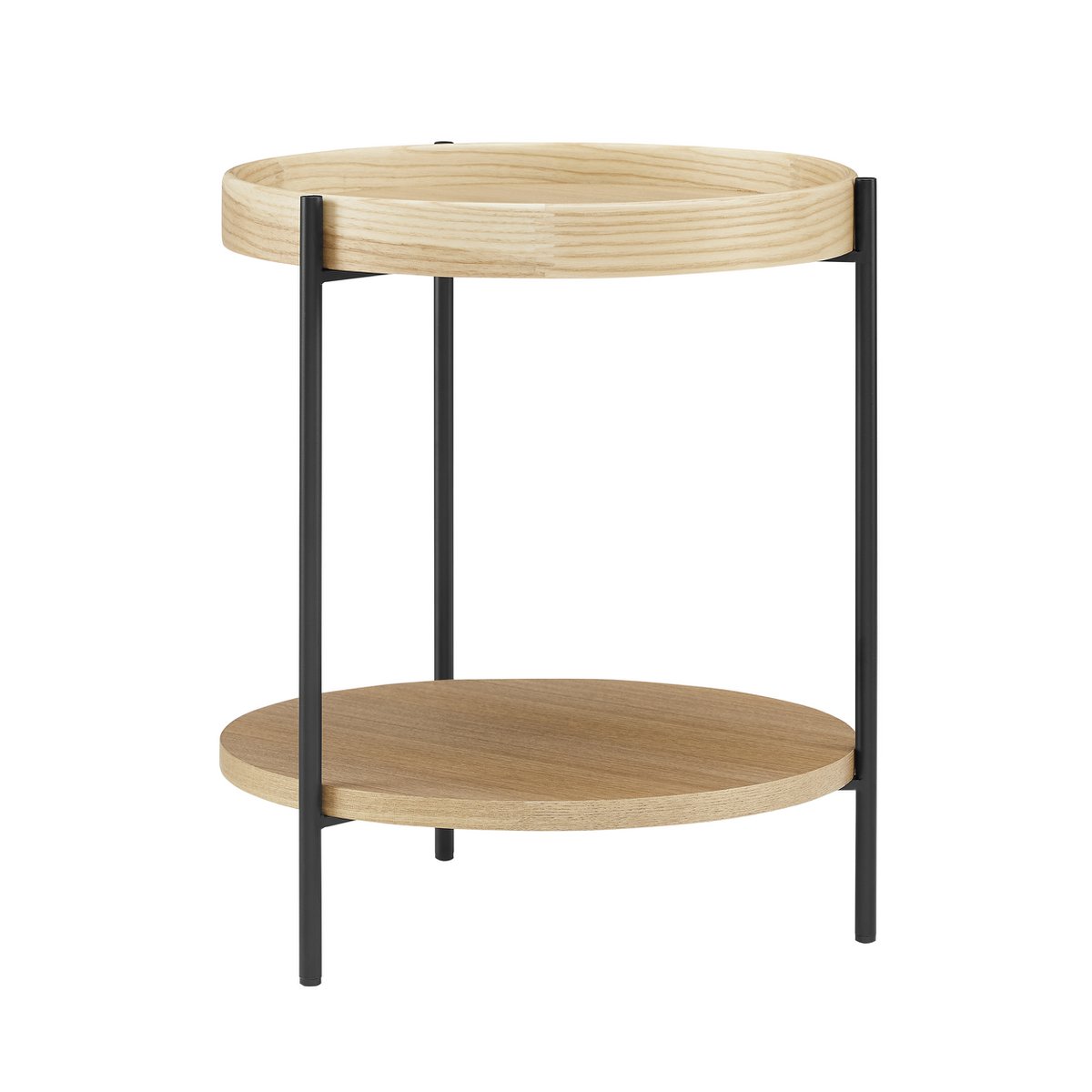 Beistelltisch Ø 44 cm Eiche