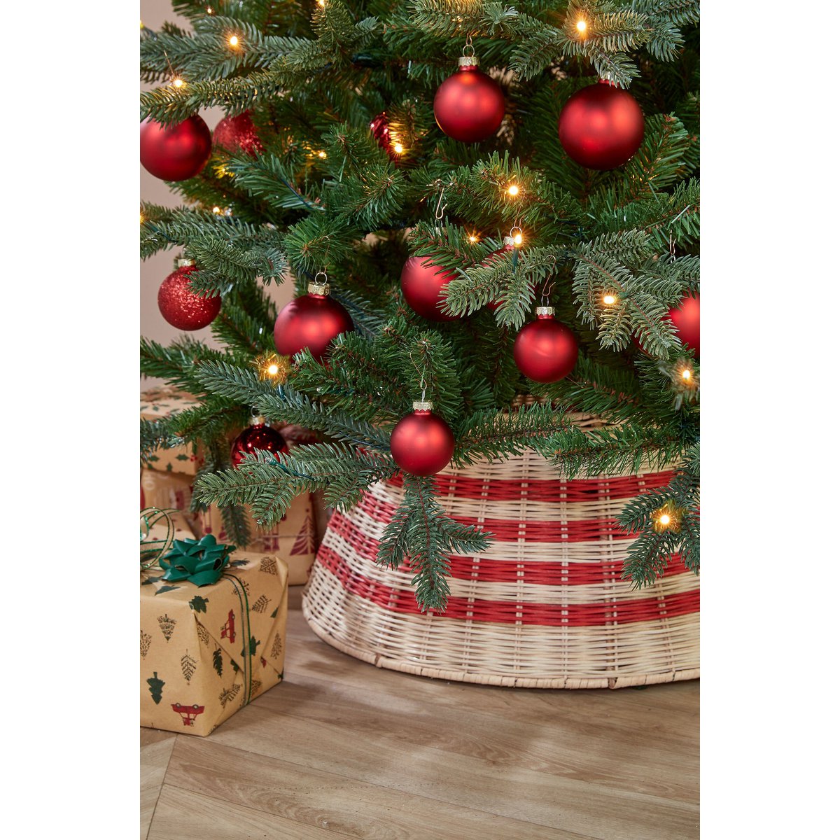 Weihnachtsbaumrock Beige