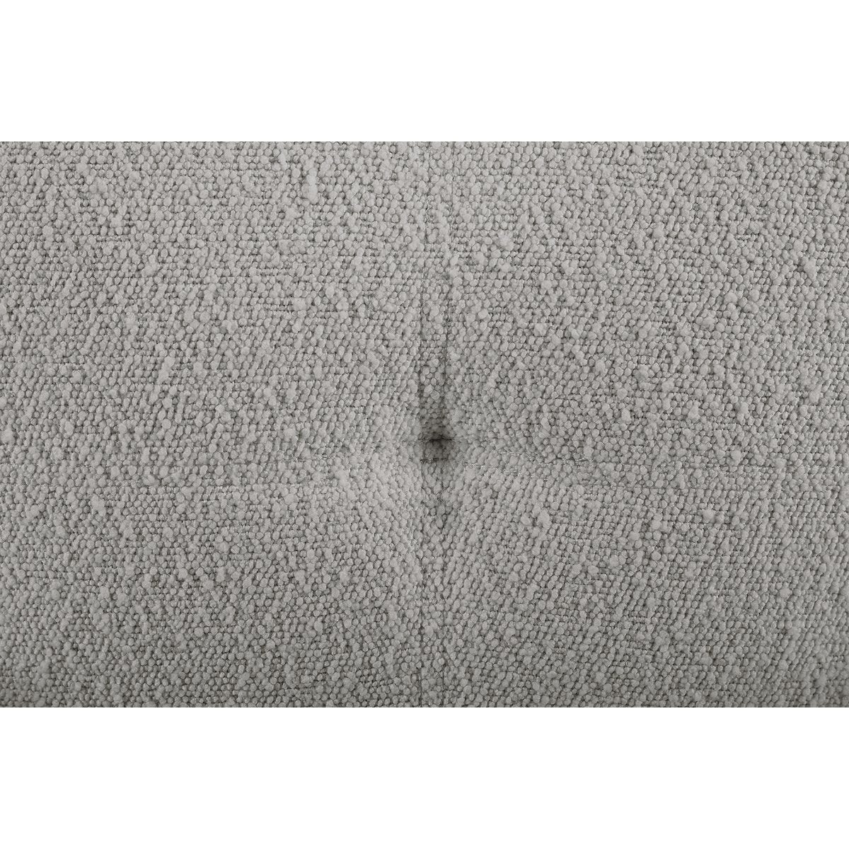 Armchair Bouclé fabric light gray