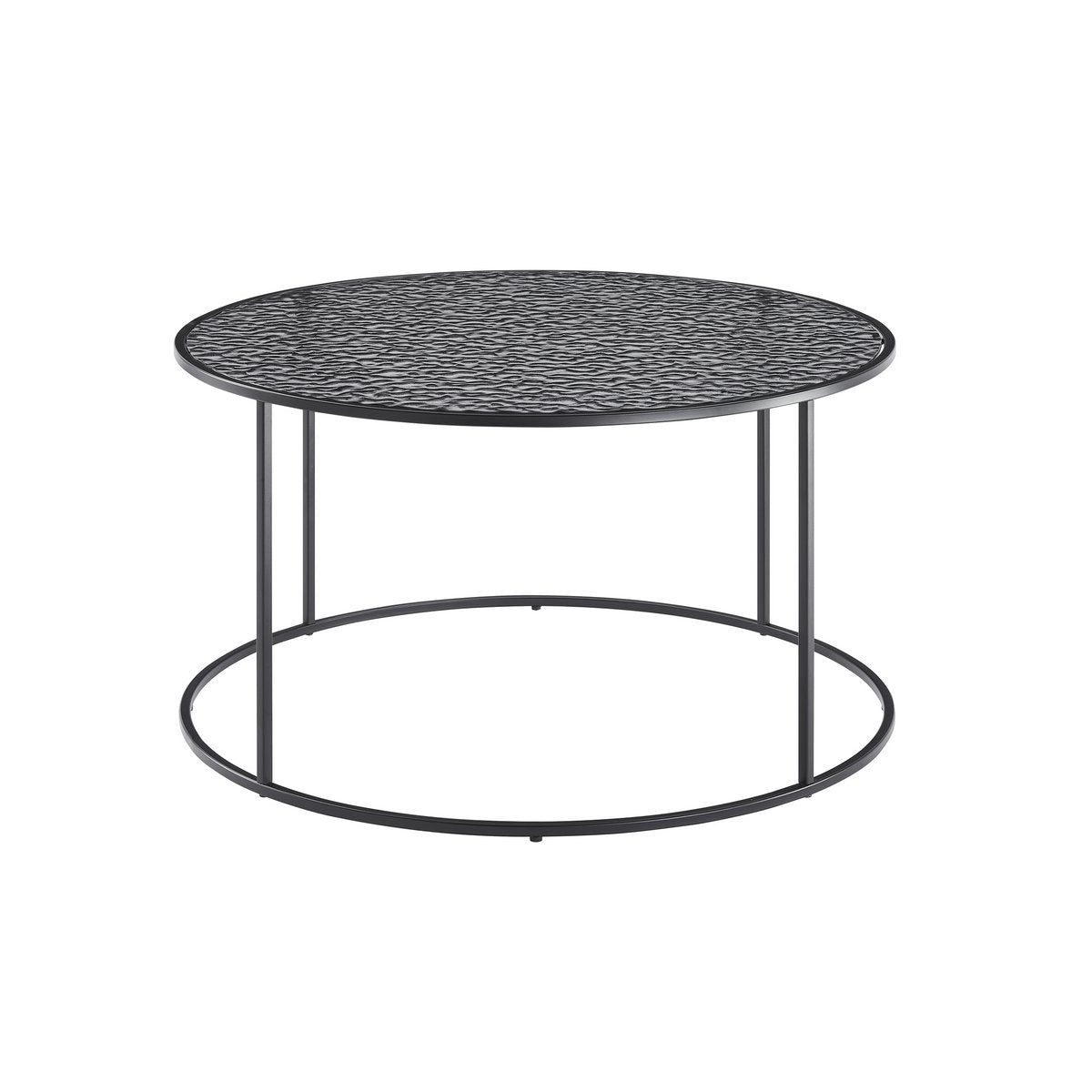 Coffee table Ø 80 cm black