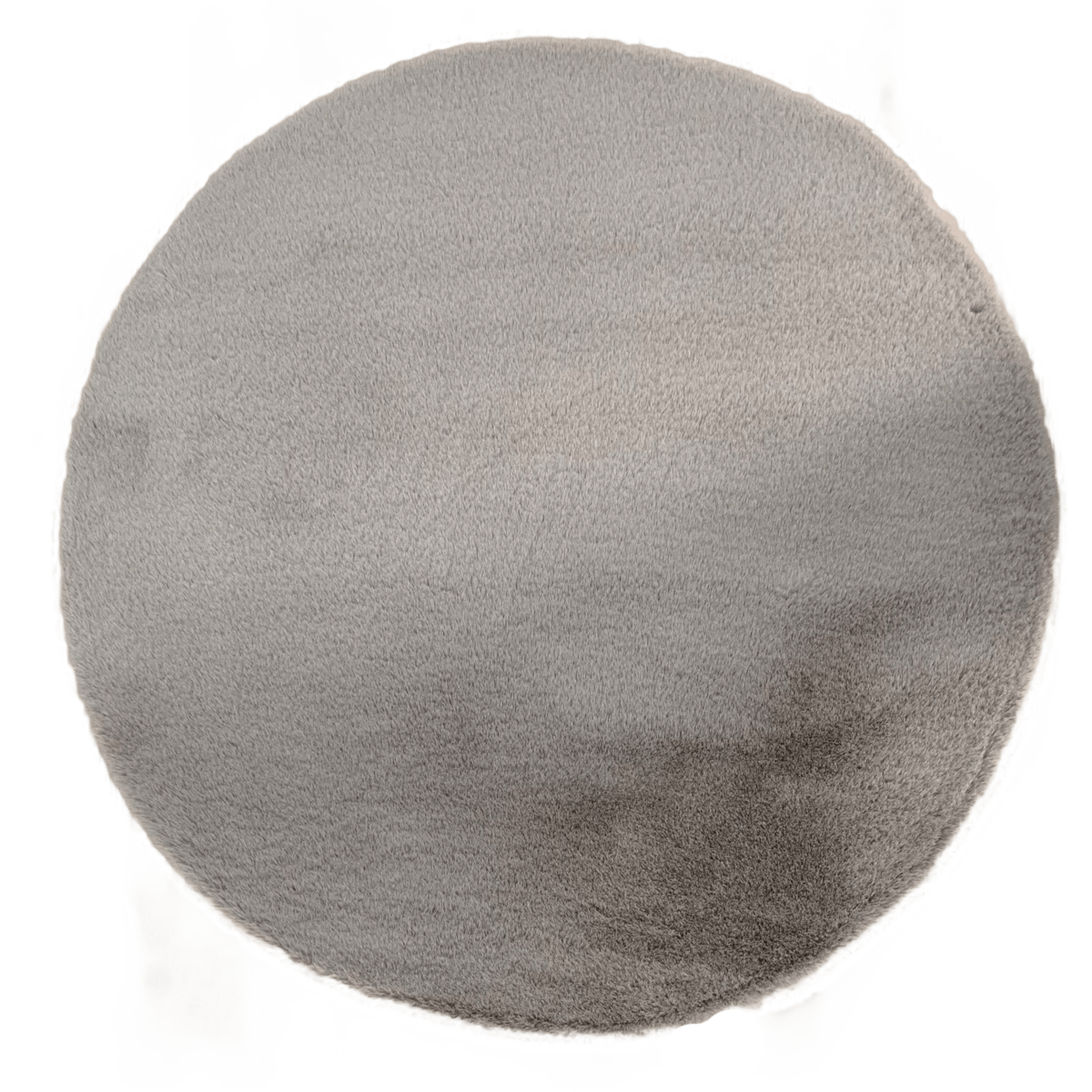 Fluffiger Teppich um grau 160x160 cm