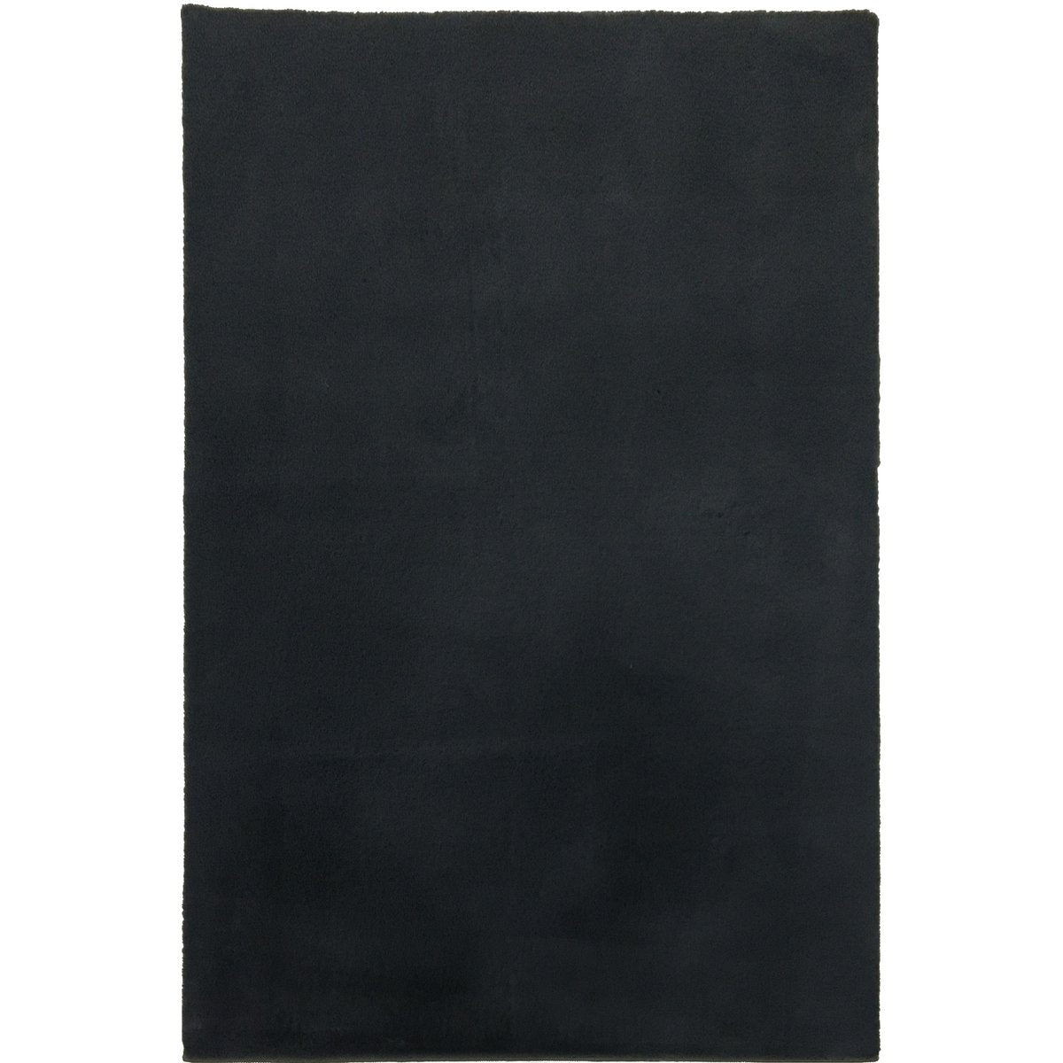 Flauschiger Teppich Schwarz 160x230CM