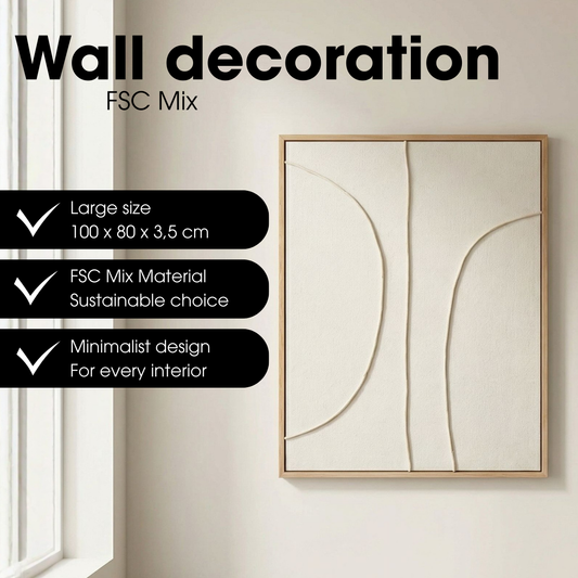 Wanddekoration Beige