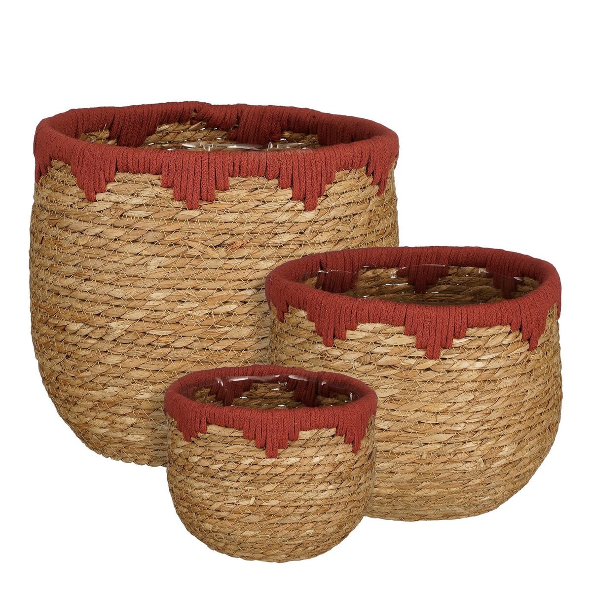 Plantenmand-Set Jorck Rood