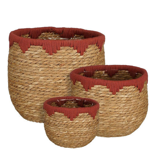 Plantenmand-Set Jorck Rood