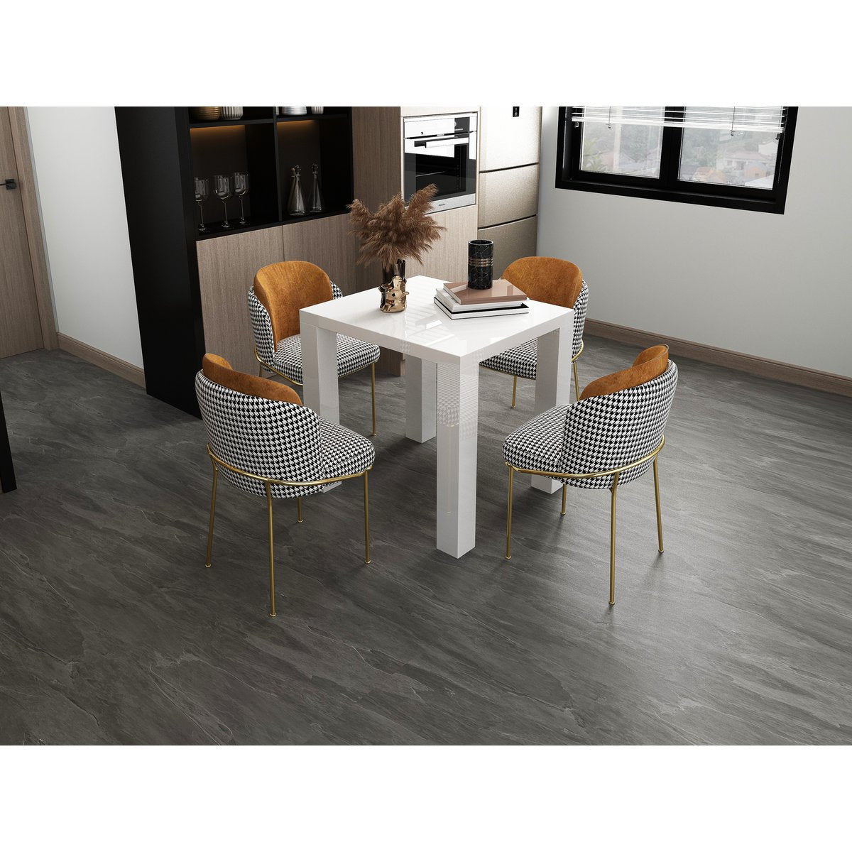 Dining table 80x80 cm white