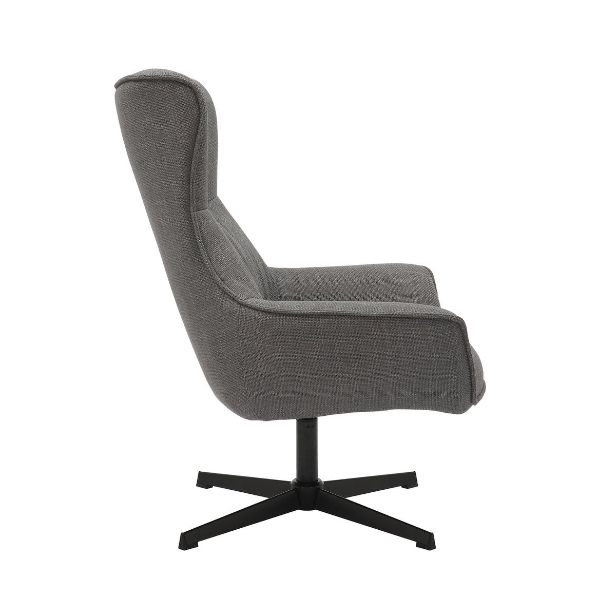 Sessel Strukturstoff Grau