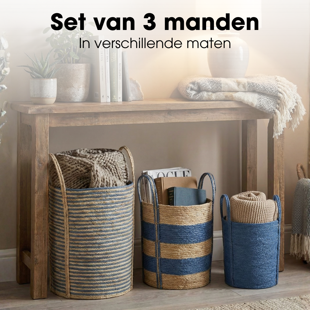 Pflanzkorb-Set Brooklyn Blue