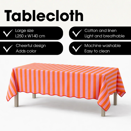 Tischdecke Orange