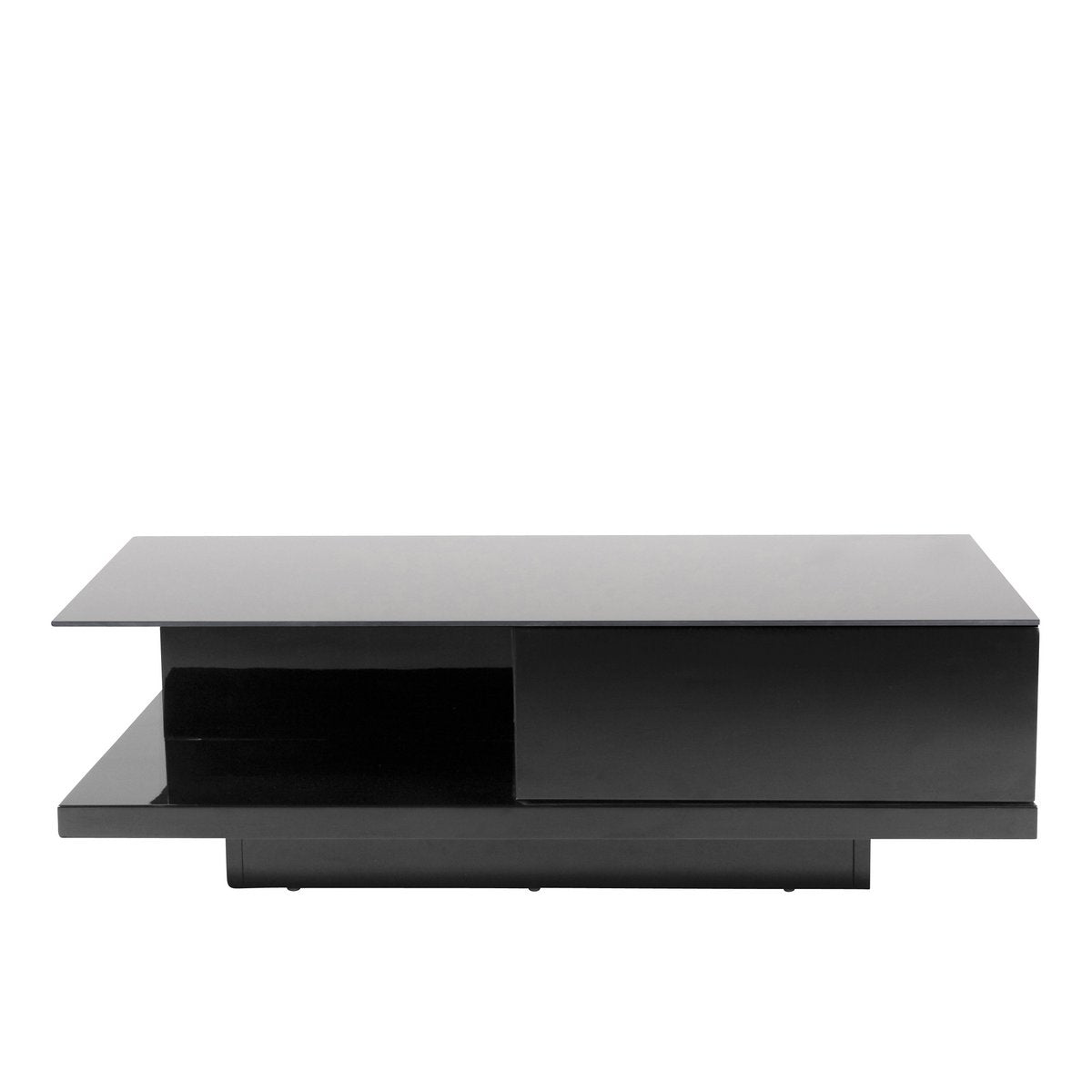 Coffee table 120x60x36 cm black
