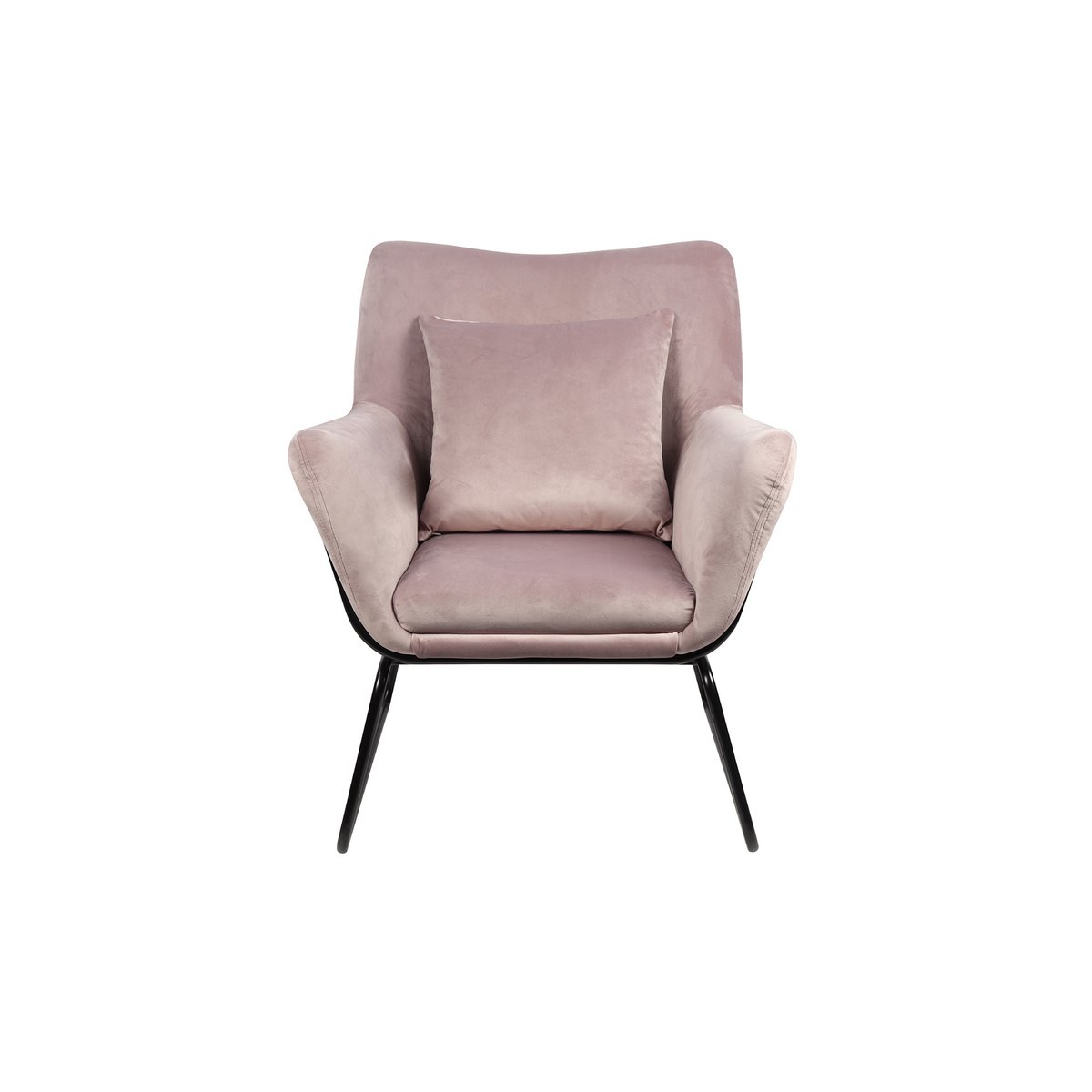 Relax armchair upholstered in Rose velvet