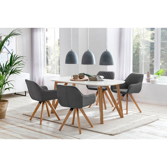 Dining group 5 pieces 160x90 cm