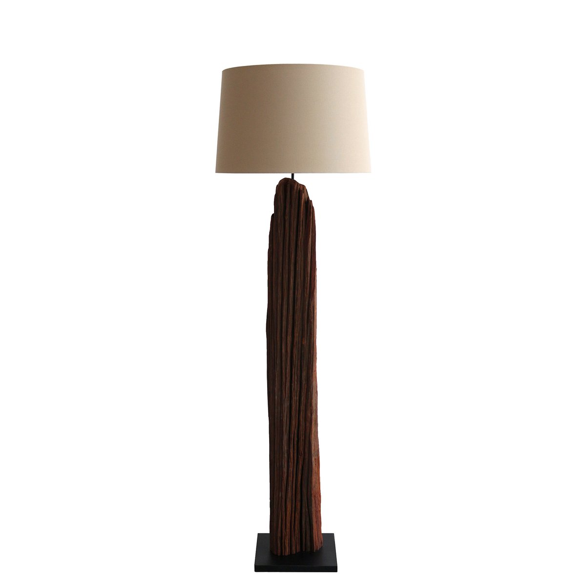 Stehleuchte Treibholz Natur/Weiß 175 cm