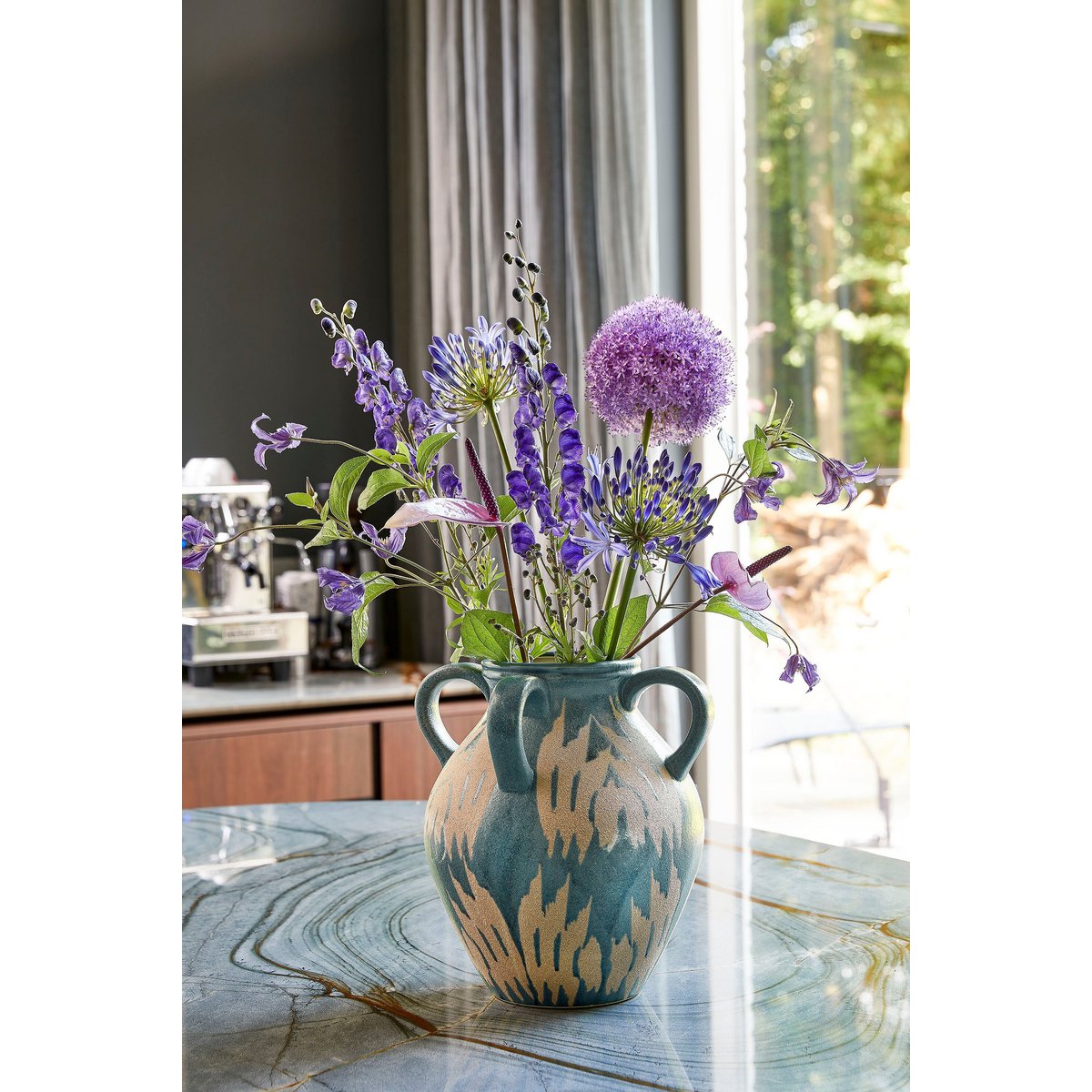 Vase Caldo Dunkelblau