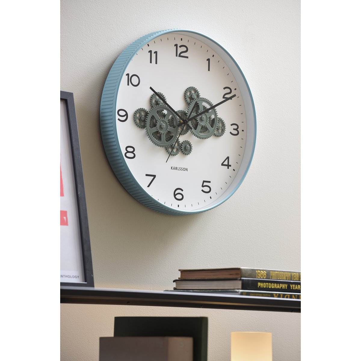 Wanduhr Open Gear