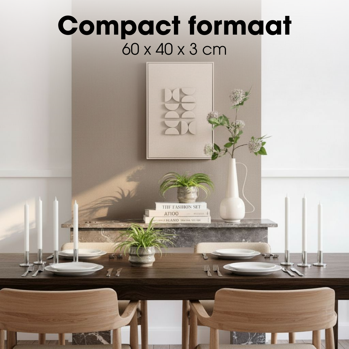 Wanddekoration Hellgrau